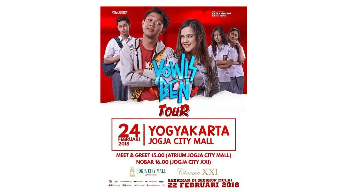 Pemeran Film 'Yowis Ben' Bakal Meet & Greet di JCM