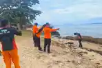 Tinjau Abrasi Pantai Desa Wayo, BPBD Taliabu Usul Pembuatan Tanggul Penahan Ombak