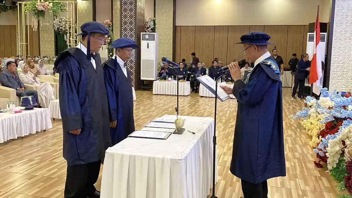 Kenalkan Hasanuddin Remmang dan Iskandar 2 Profesor Baru Unibos
