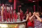 Perayaan Imlek Di wihara Bhakti Dharma
