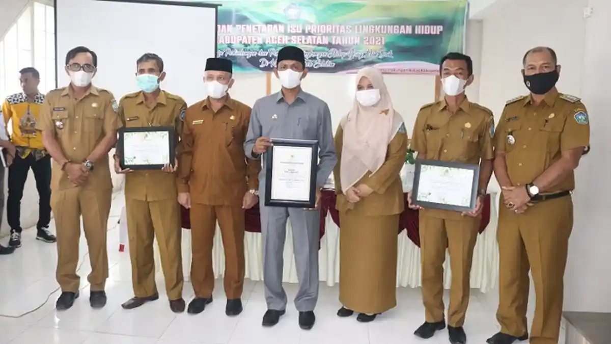 Aceh Selatan Terima 2 Penghargaan dari Kementerian LHK