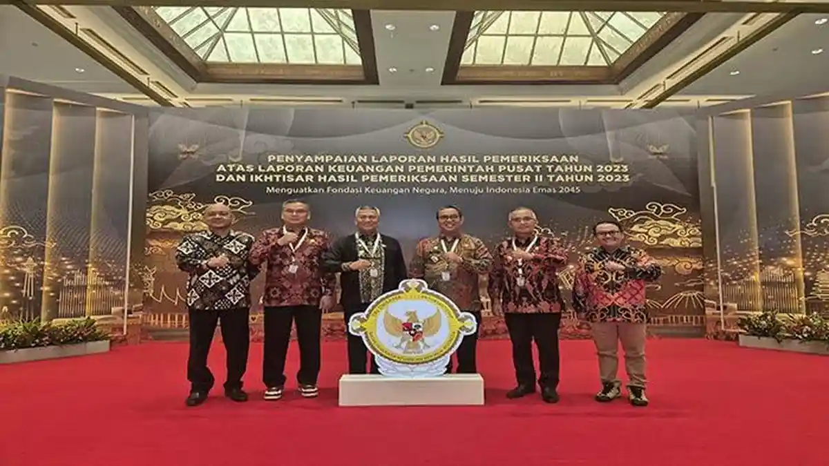 Pemkab Kayong Utara Hadiri Penyampaian LHP LKPP 2023