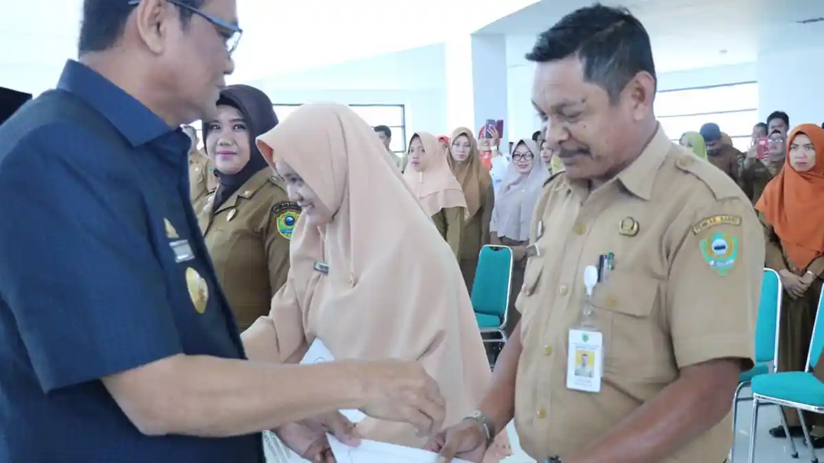 254 ASN di Lingkup Pemkab Barru Naik Pangkat