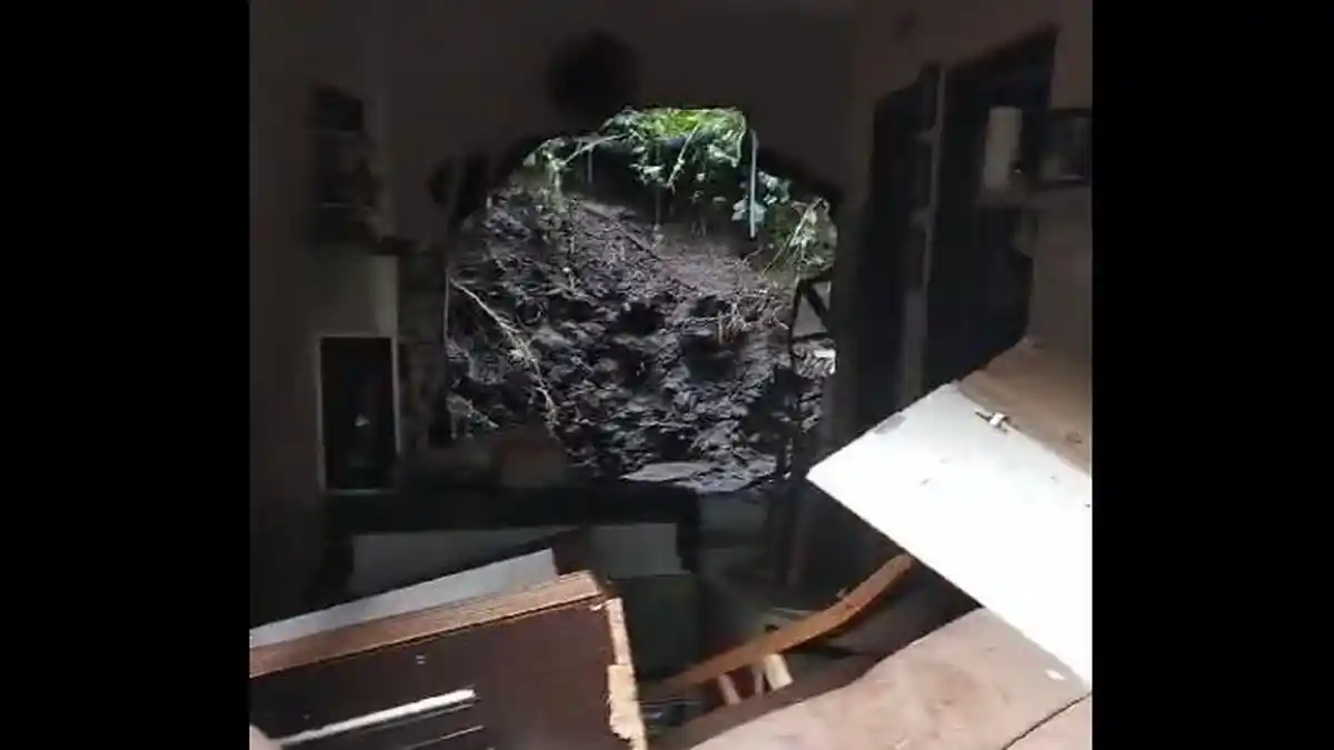 Longsor di Denpasar Bali, Timpa Kos-Kosan hingga Tembok Jebol, 4 Kamar Rusak Parah