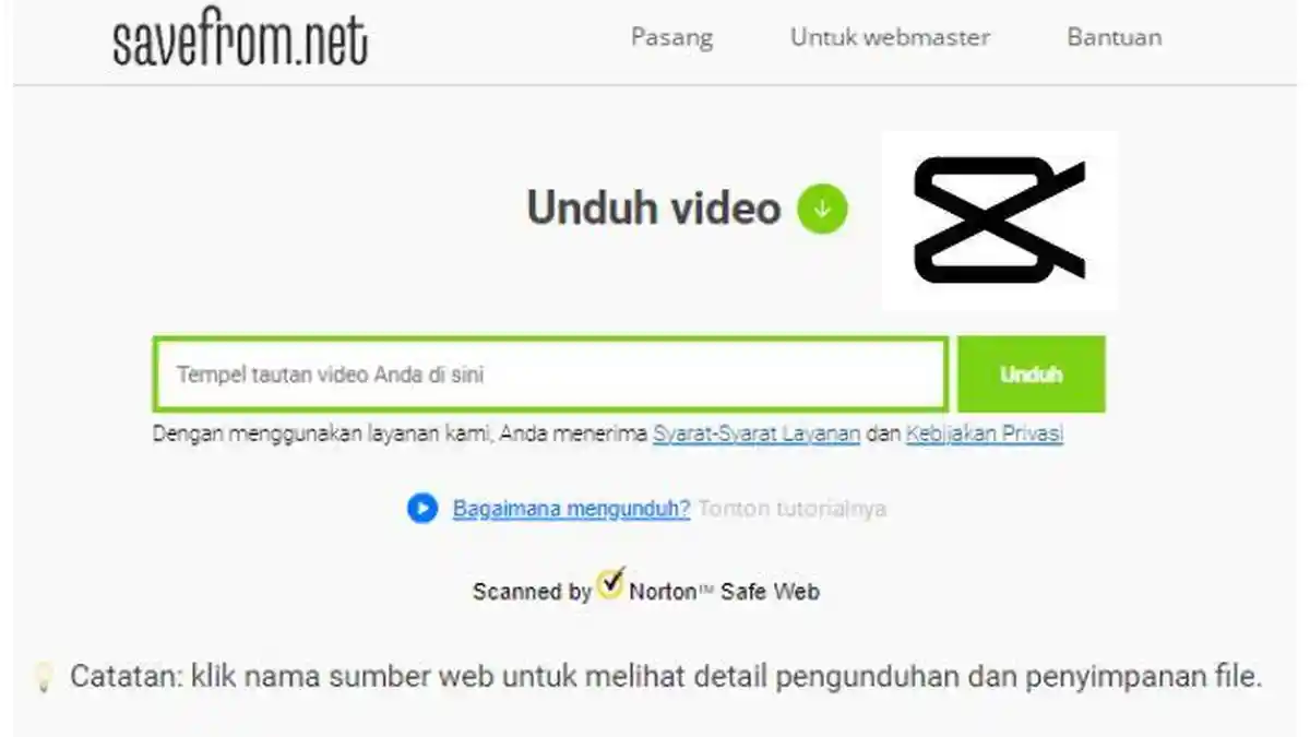 Download Video di Savefrom CapCut Tanpa Watermark, Lengkap Cara Convert MP4 to MP3