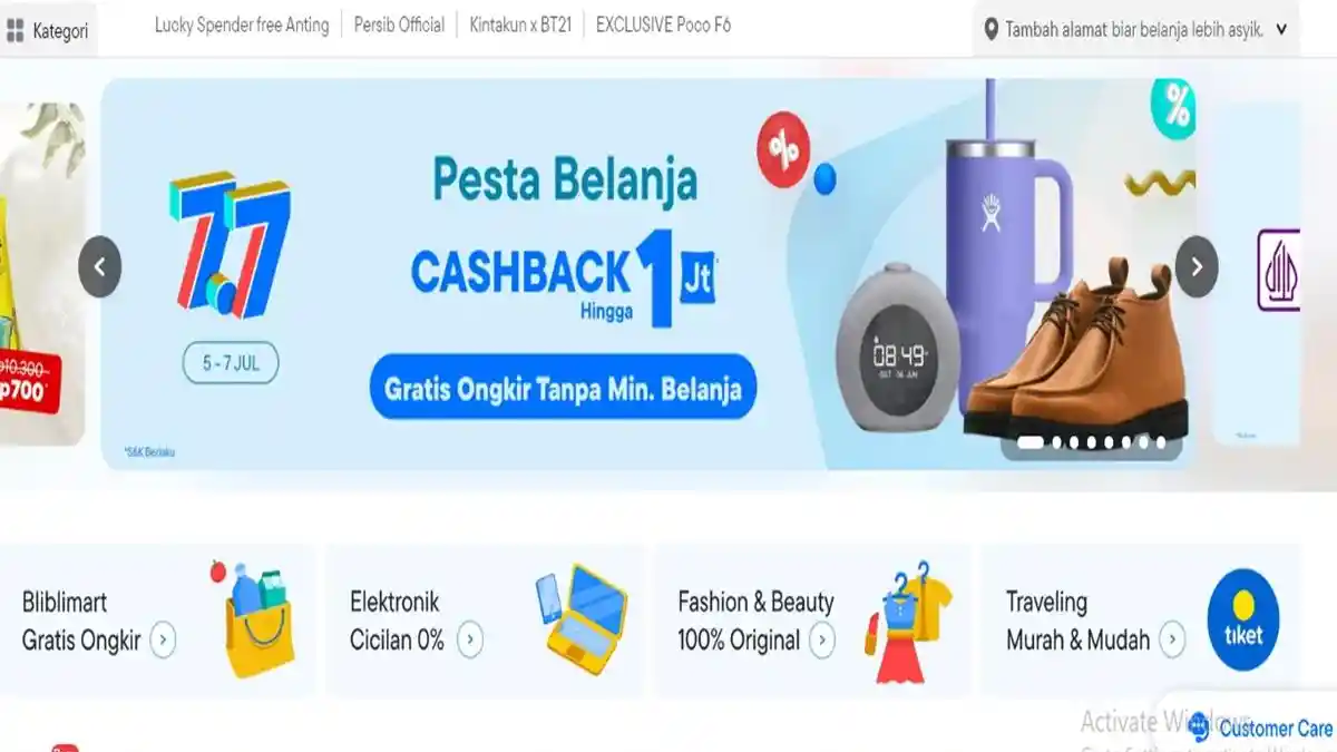 5 Keuntungan Berbelanja di Online Shop Blibli, Belanja Aman dan Terpecaya
