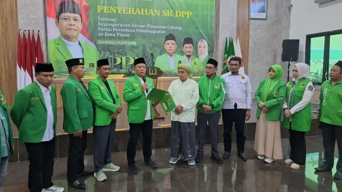 KH Mohammad Hasan Abdul Mu'iz Resmi Pimpin PPP Bondowoso, Target Tambah 2 Kursi DPRD