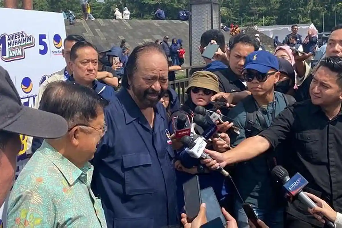 JK Hadiri Kampanye Akbar Partai Nasdem dan Anies Baswedan di Bandung, Ini Penjelasan Surya Paloh