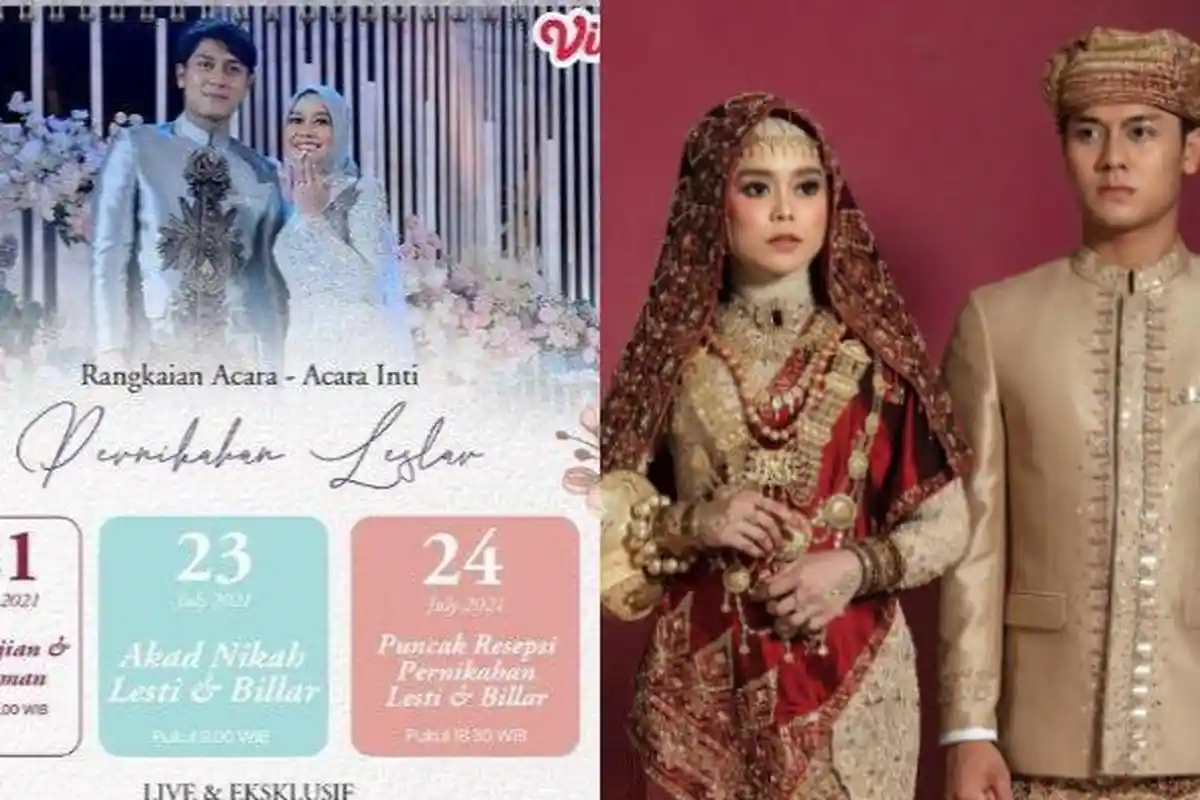 Pengajian hingga Pesta Lepas Bujang Rizky Billar dan Lesti Kejora Ditunda, Buntut PPKM Darurat