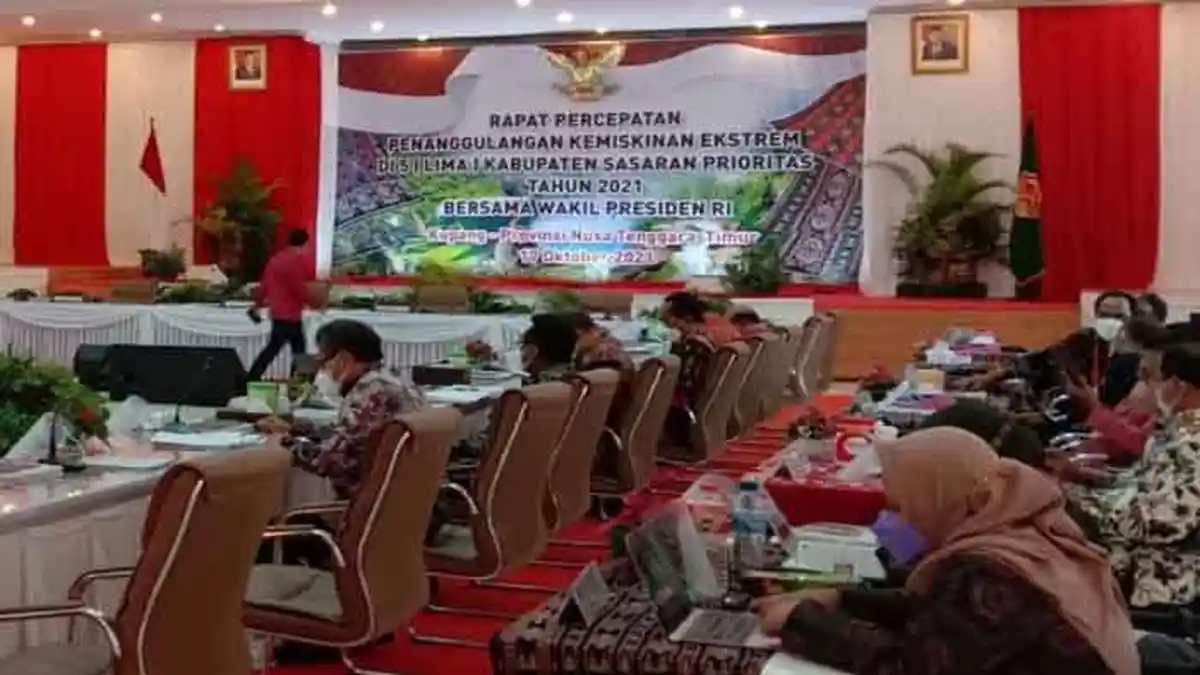 Wapres dan Pemprov NTT Gelar Rapat Penanggulangan Kemiskinan Ekstrim