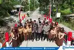 Dibangun TNI! Jembatan Armco 12 Meter Lebar 6 Meter Rampung, Mobilitas Warga Tekarang Jadi Lancar