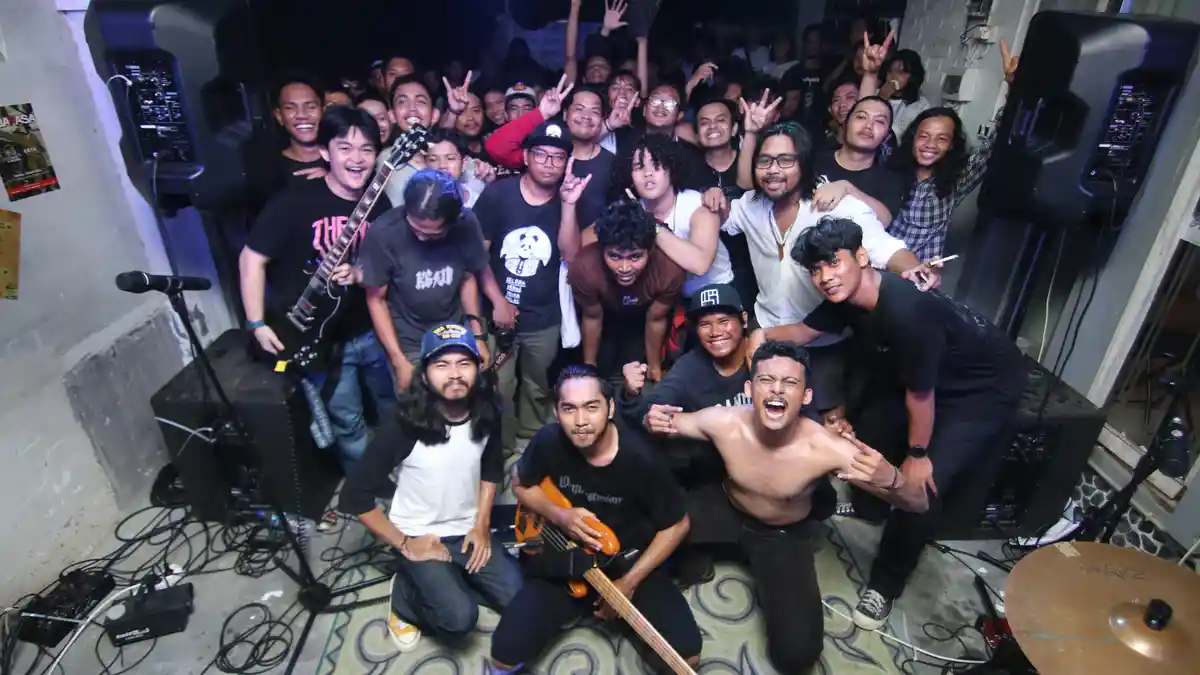 Rockafiller Band Asal Balikpapan Kaltim Bawakan Album Dark Ages pada ...