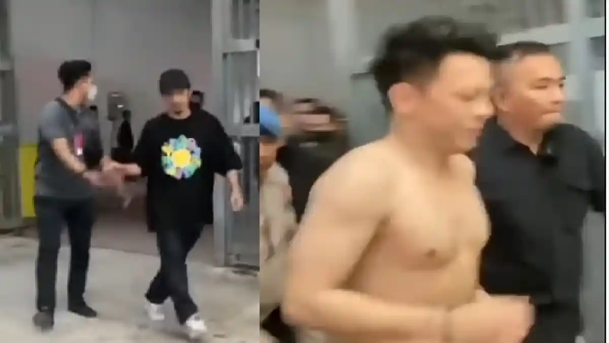Video Viral Ariel NOAH Telanjang Dada Dikelilingi Body Guard, Lukman Jalan Sendiri Tanpa Pengamanan