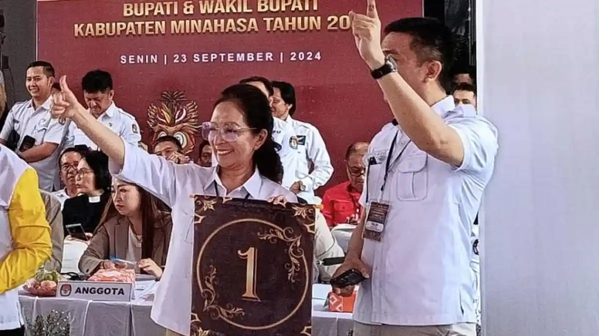Makna Nomor Urut 1 Paslon Bupati Minahasa Susi Sigar - Perly: Satu Komando Bersama Presiden Terpilih