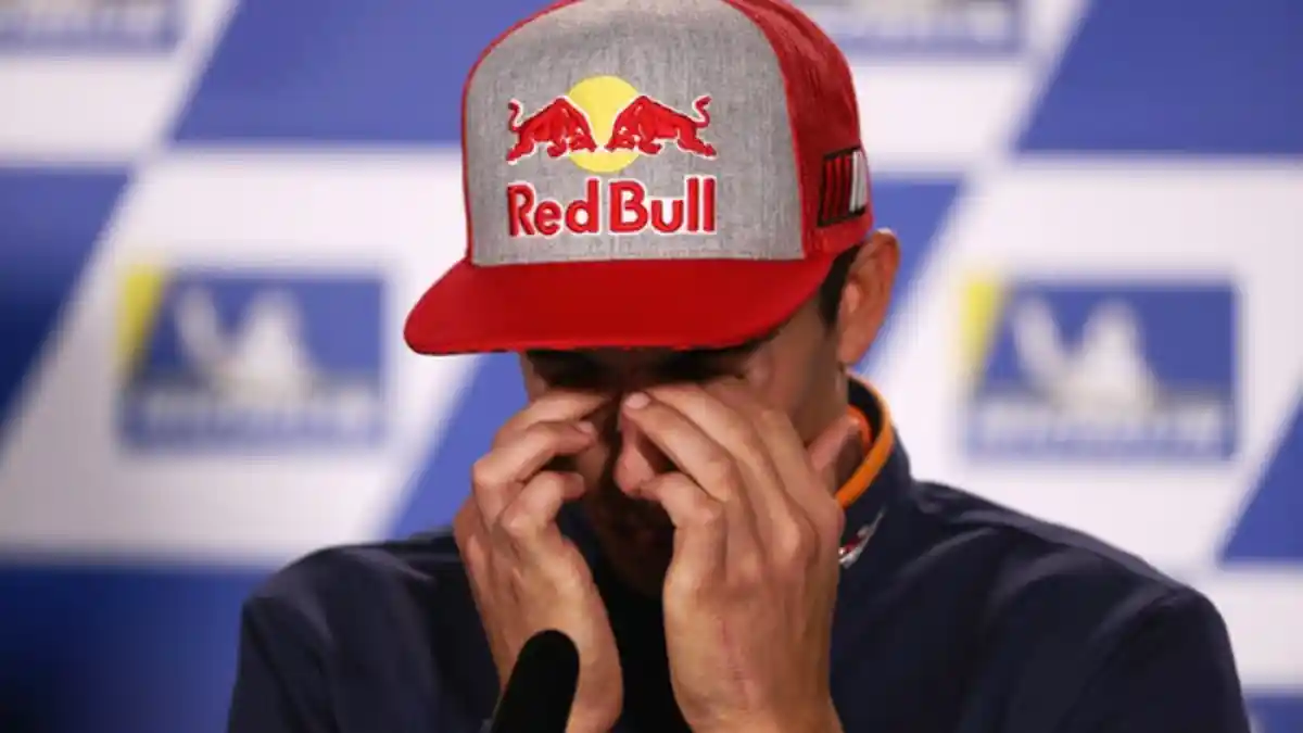 Marc Marquez Gagal Finisih di Sirkuit Philips Island Soalnya Ada yang Nabrak dari Belakang