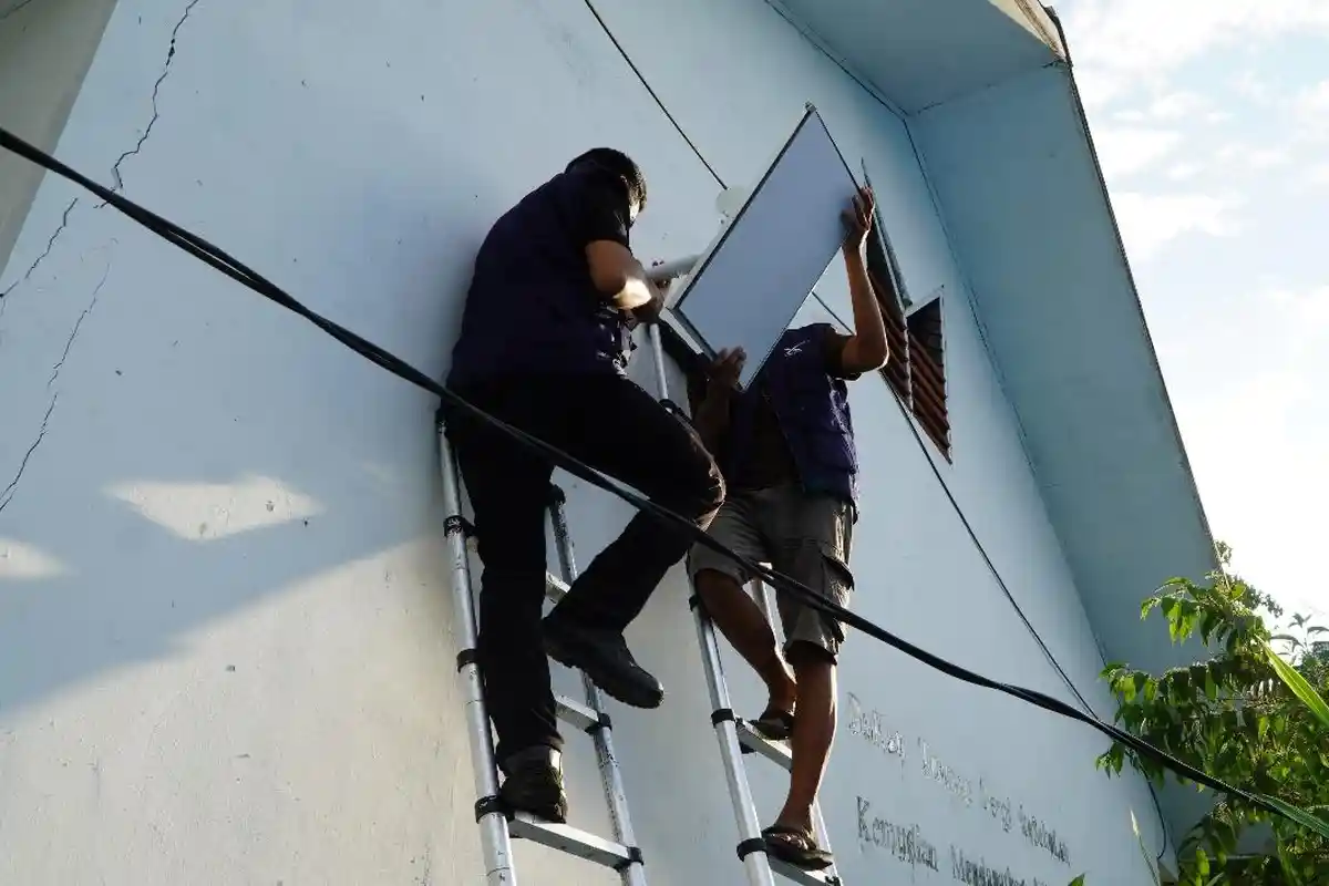 Terpasang! 15 Penerima Internet Gratis di Mamuju Tengah Akan Dicabut Jika Lakukan Ini