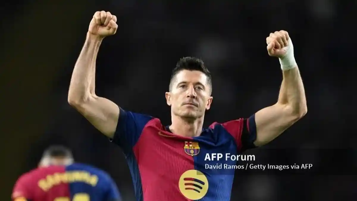 Butuh Satu Gol Lagi, Lewandowski Samai Catatan Ronaldinho di Liga Spanyol