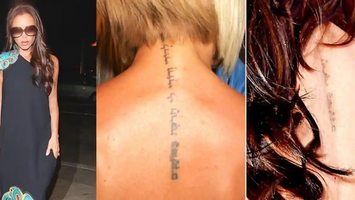 Victoria Hapus Tato Ungkapan Cintanya kepada David Beckham ...