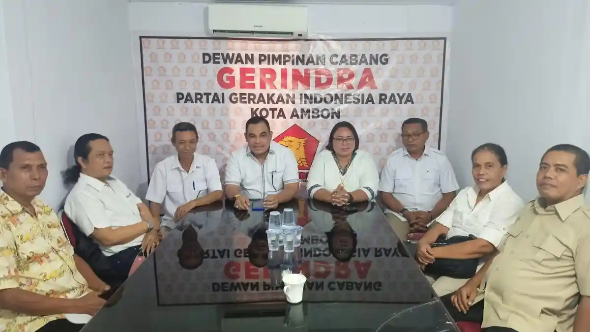 Soal Pemilu 2024, Gerindra Siap Rebut Palu Kepemimpinan DPRD Ambon dari Golkar