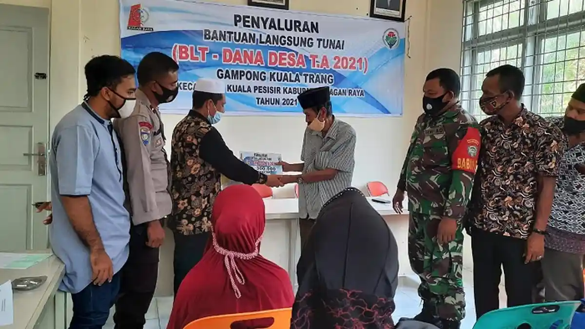 Nagan Raya Mulai Salurkan BLT Dana Desa Dampak Covid-19