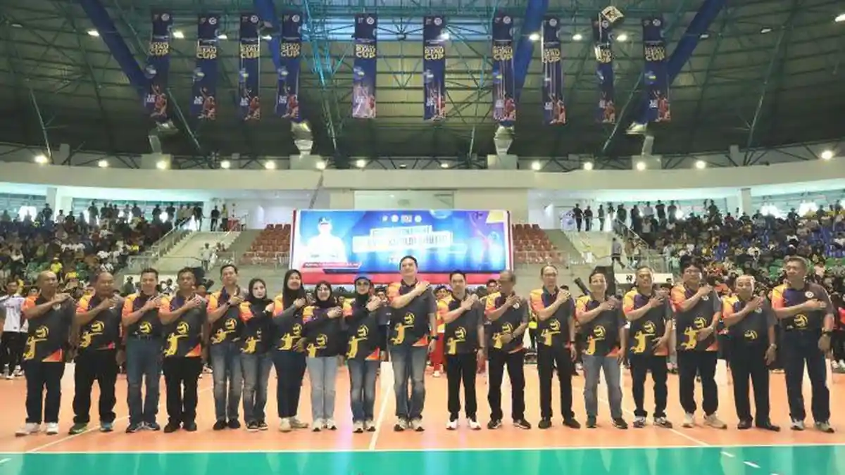 24 Tim Ikuti  Turnamen Bola Voli Kapolda Riau Cup 2024