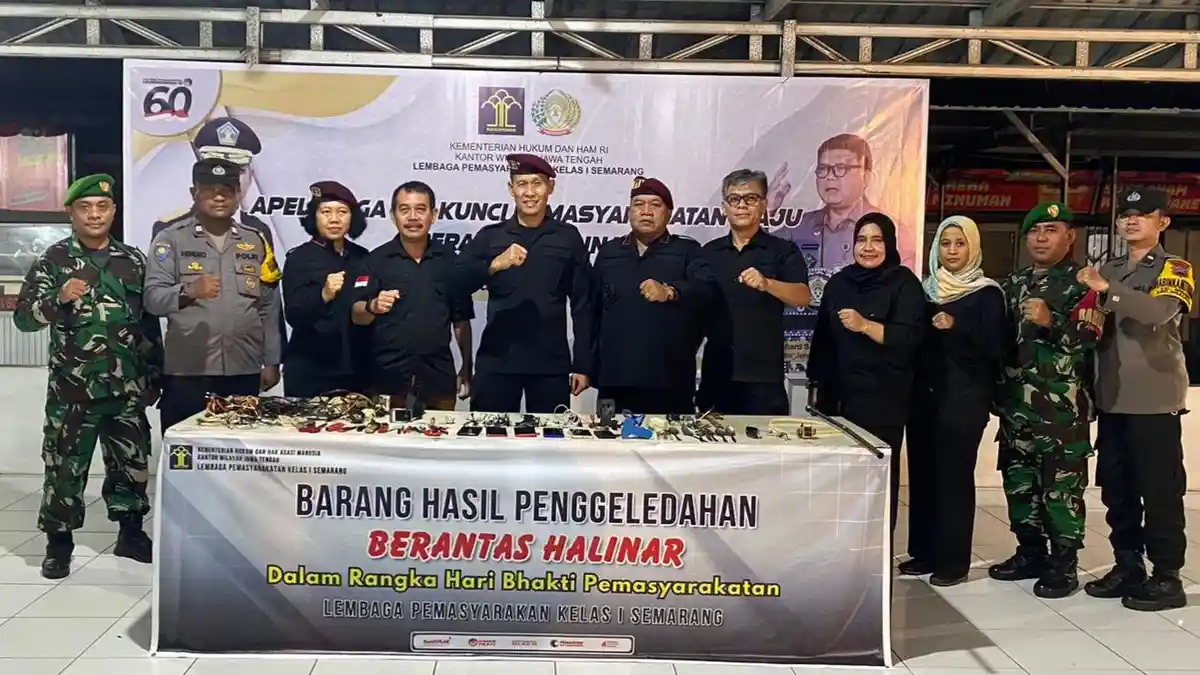 Barang-barang Terlarang Ditemukan di dalam Lapas Kedungpane Semarang, Apa Saja?