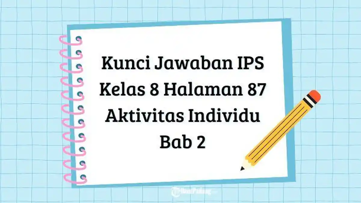 Kunci Jawaban IPS Kelas 8 Halaman 87 Aktivitas Individu Bab 2, Lengkap dan Mudah Dipahami