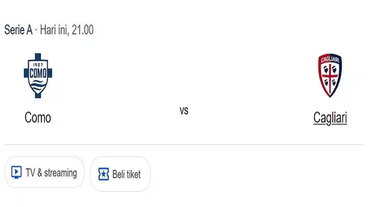 Prediksi Skor dan Susunan Pemain Como VS Cagliari, Adu Skill Morata dan Esposito