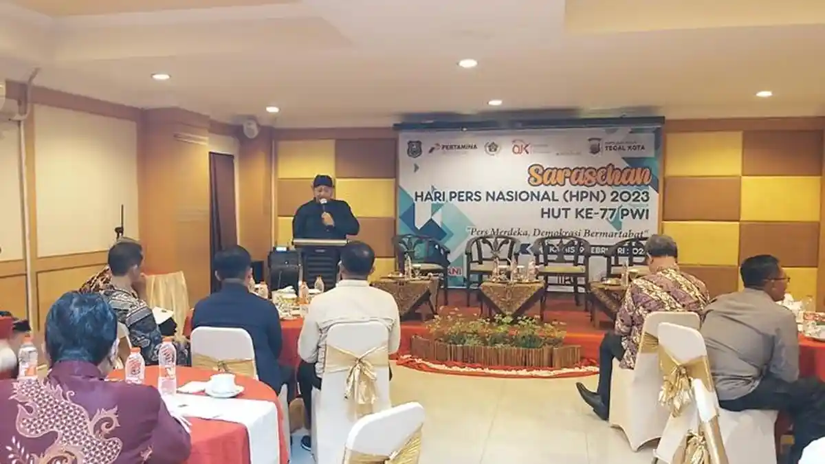 PWI Kota Tegal Gelar Sarasehan HPN 2023, Wali Kota Dedy Yon Beri Pesan untuk Insan Pers