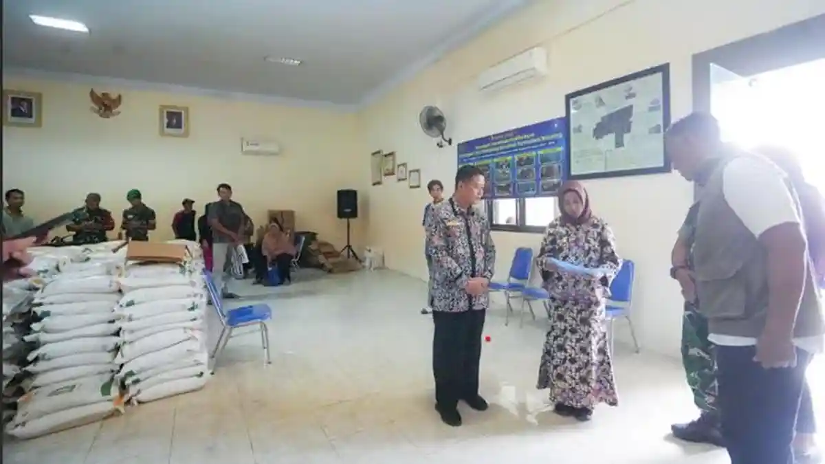 7.654 Warga Kurang Mampu Kota Mojokerto Dapat Bantuan Pangan Beras dan Minyak Goreng