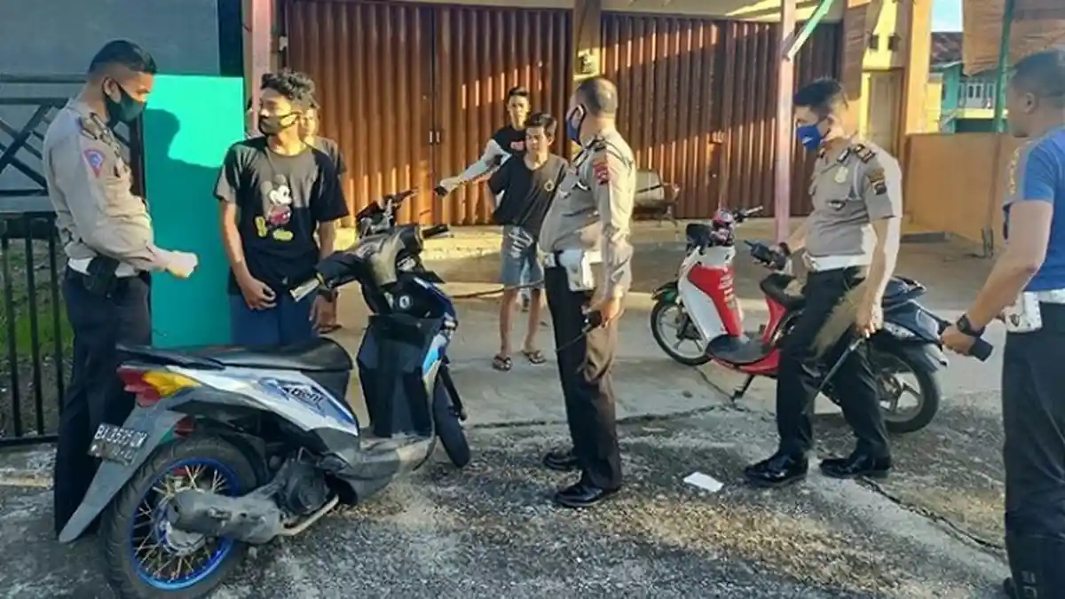 Remaja di Padang Kedapatan Balap Liar, 8 Motor Dikandangkan Sampai Bulan Agustus Mendatang