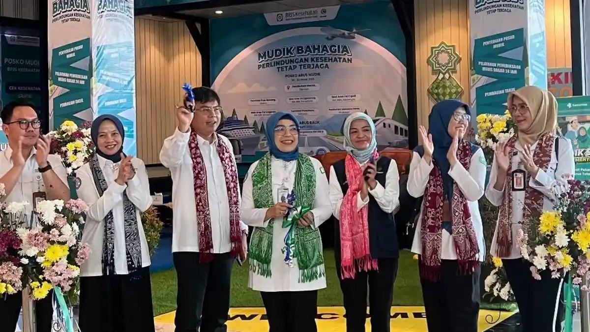BPJS Kesehatan Buka Posko di Pelabuhan Merak, Pemudik Bisa Cek Kesehatan dan Pijat Relaksasi