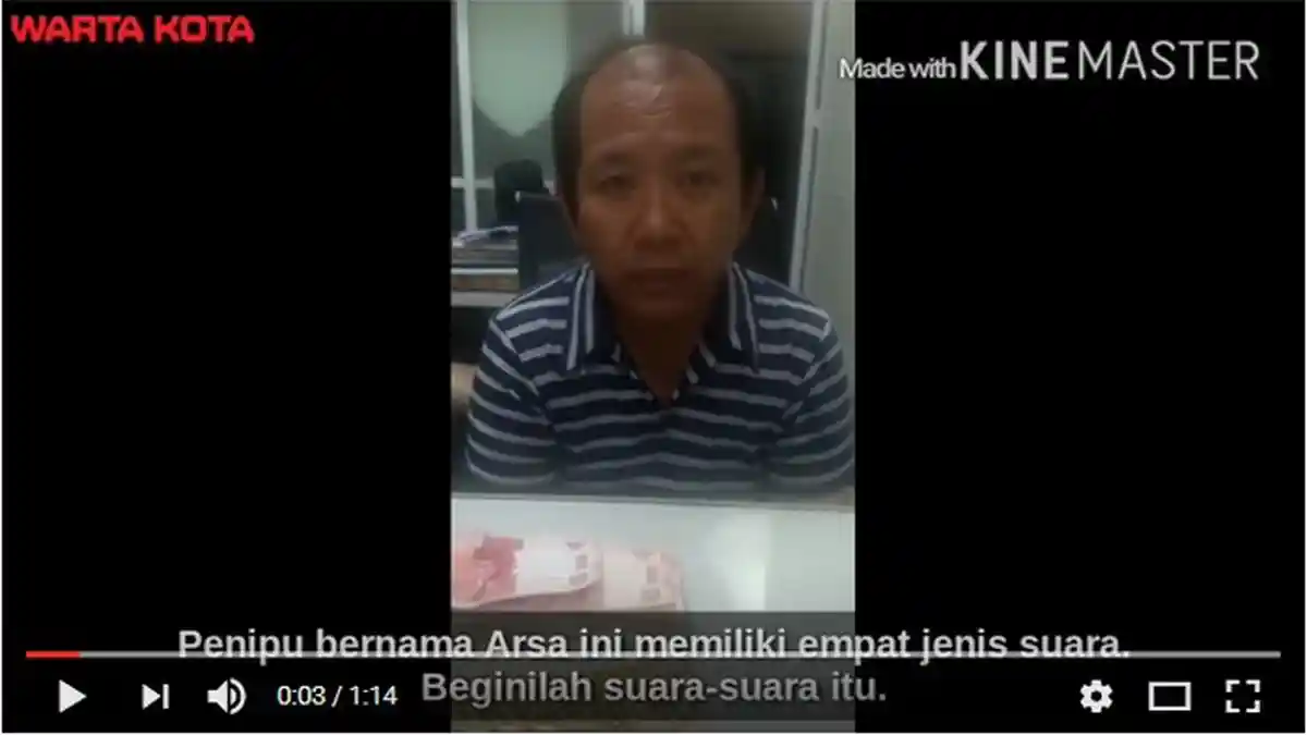 VIDEO: Penipu yang Mengaku Anak Bos Sampoerna Ini Bisa Tiru 3 Jenis Suara