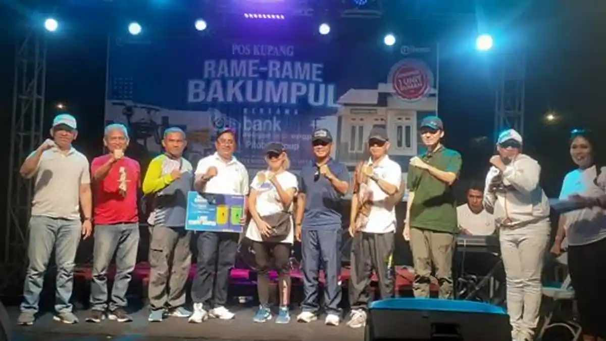 Bobby Pitoby Apresiasi Pos Kupang Sukses Menggelar Jalan Santai Berhadiah Rumah