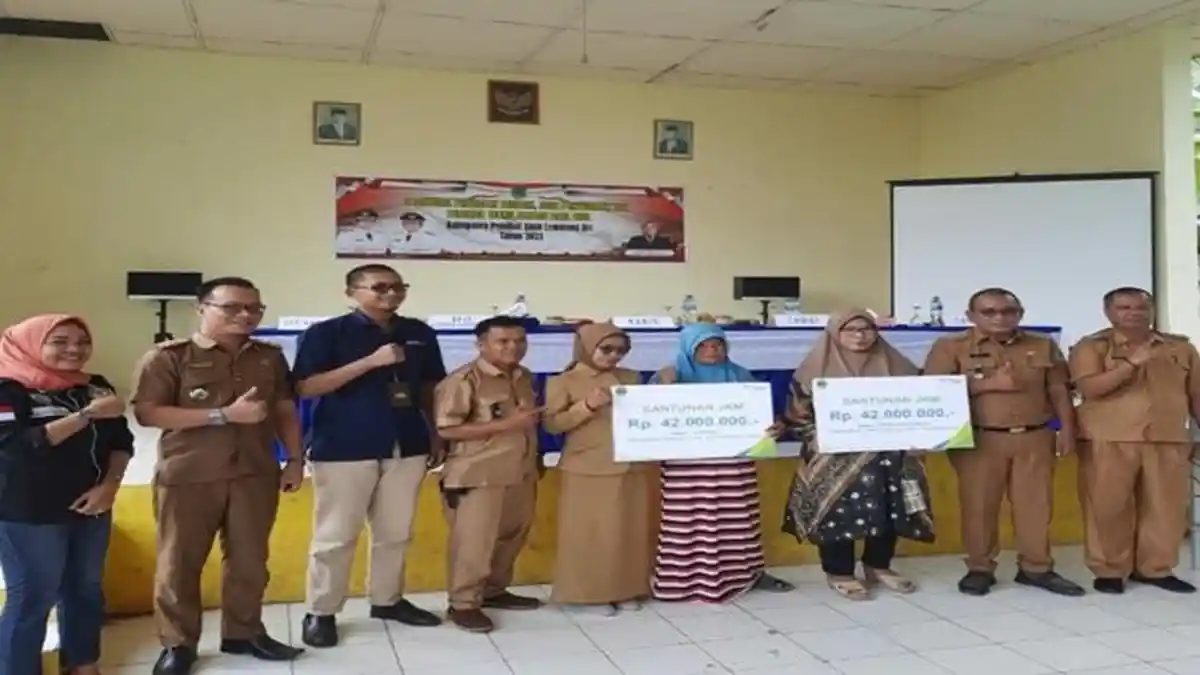 BPJS Ketenagakerjaan Cabang Muaraenim Serahkan Santunan Kematian