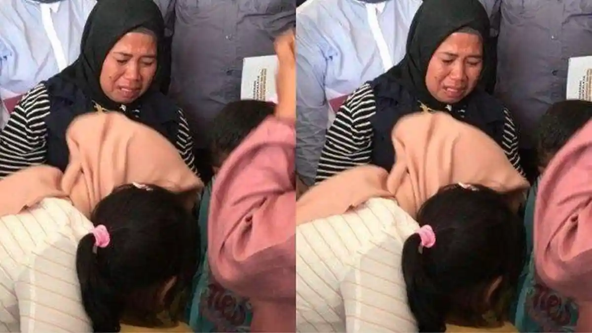 Tangis Lusi TKW Tasik Pulang ke Indonesia, 1 Tahun Disekap di Malaysia Akhirnya Bisa Bertemu Anak
