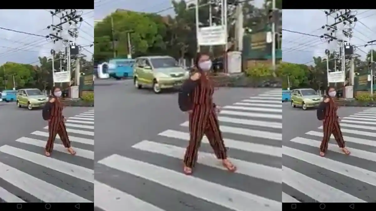 ASIK JOGED di Lampu Merah, Siswa Berparas Cantik Ini Mengaku Kapok