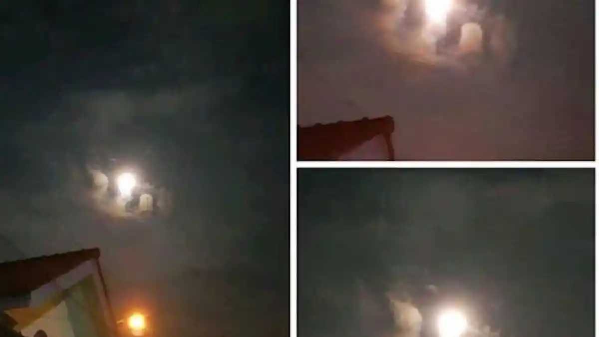 Viral Awan Bertuliskan Mirip Lafadz Allah Bertepatan dengan Supermoon Pada 15 Ramadan