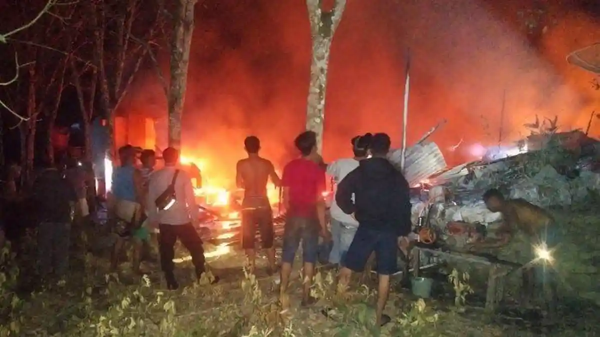 Rumah Sekaligus Bengkel Milik Yanto Terbakar, Bayi Berusia 1 Tahun Meninggal