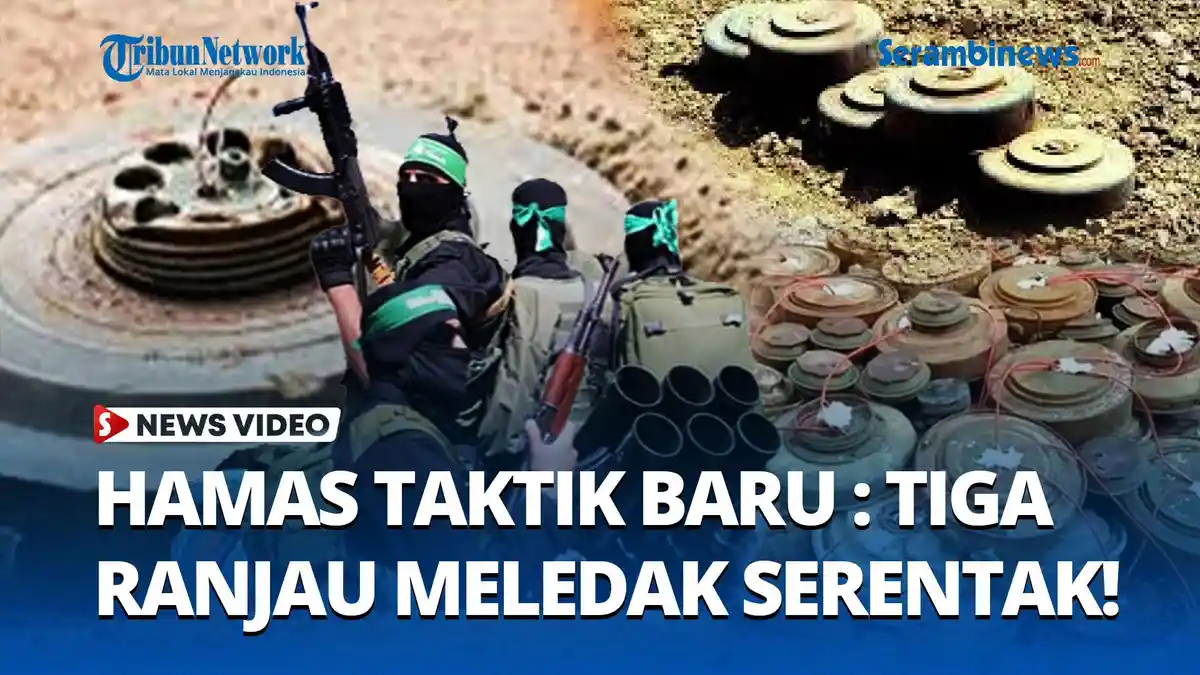VIDEO Geger! 3 Ranjau Meledak Serentak, Brigade Al-Qassam Tunjukkan ...