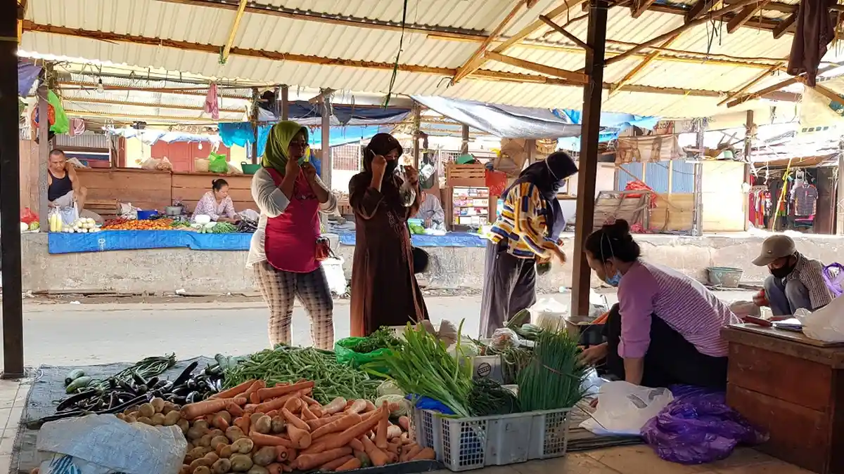 Tata Pasar Pelaihari, Diskopdag Tala Mulai Undi Bak/Los Kosong dan Lanjut Siang ini