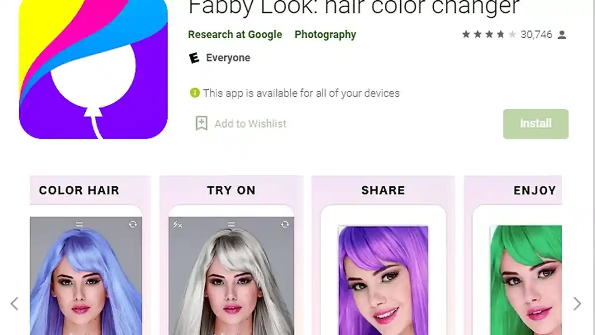 Ini 4 Aplikasi Ubah Warna Rambut Terbaik 2021