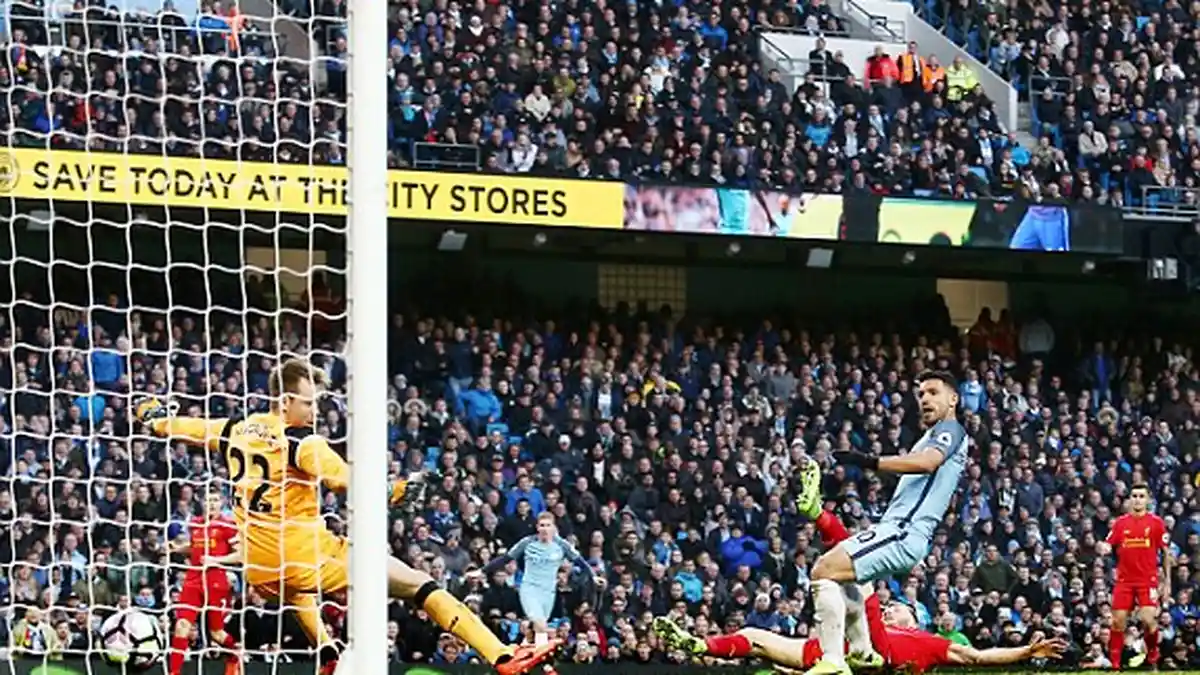 Sergio Aguero Selamatkan Manchester City dari Kekalahan atas Liverpool