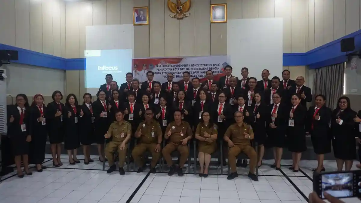 Inilah 40 Nama Pejabat Kota Bitung Sulawesi Utara yang Ikut Diklat PKA