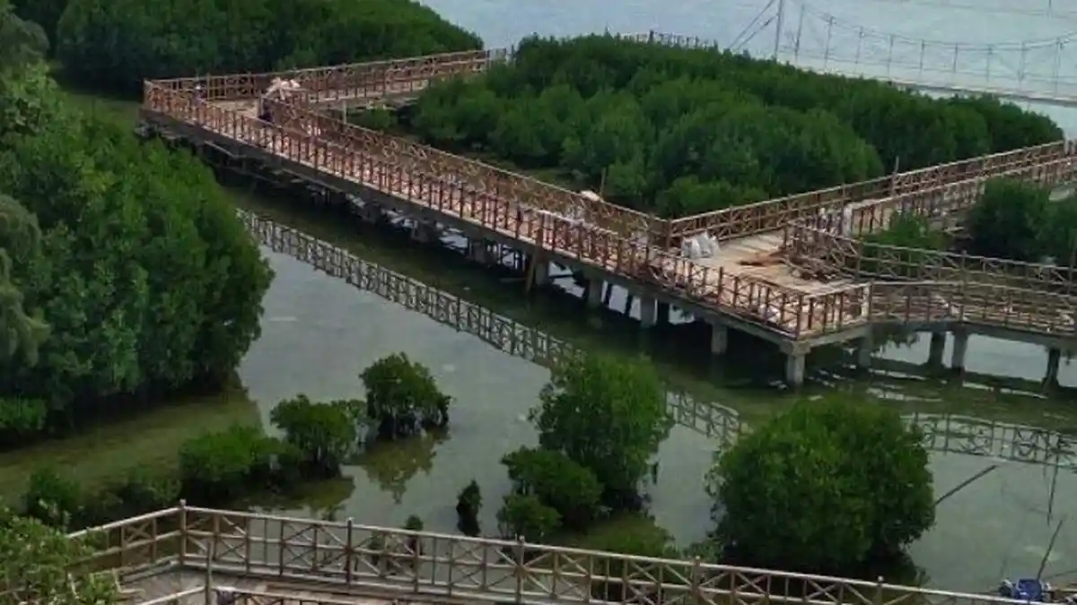 Dermaga Labirin Pulau Pramuka Jadi Destinasi Wisata Baru