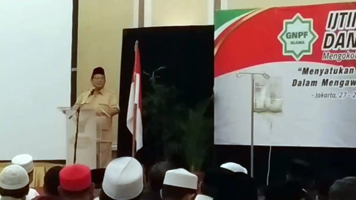 Prabowo: Koalisi Gerindra, PKS dan PAN Sudah De Facto