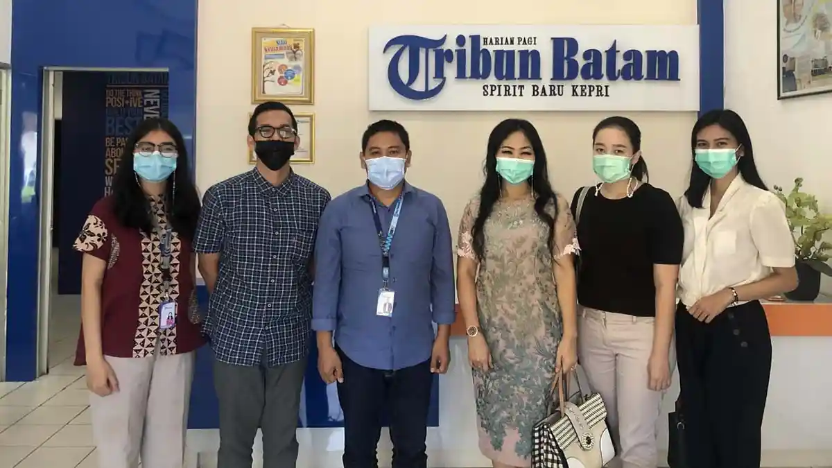 Kunjungan Miracle Aesthetic Clinic ke Tribun Batam, Siapkan Kegiatan Sambut Ramadhan