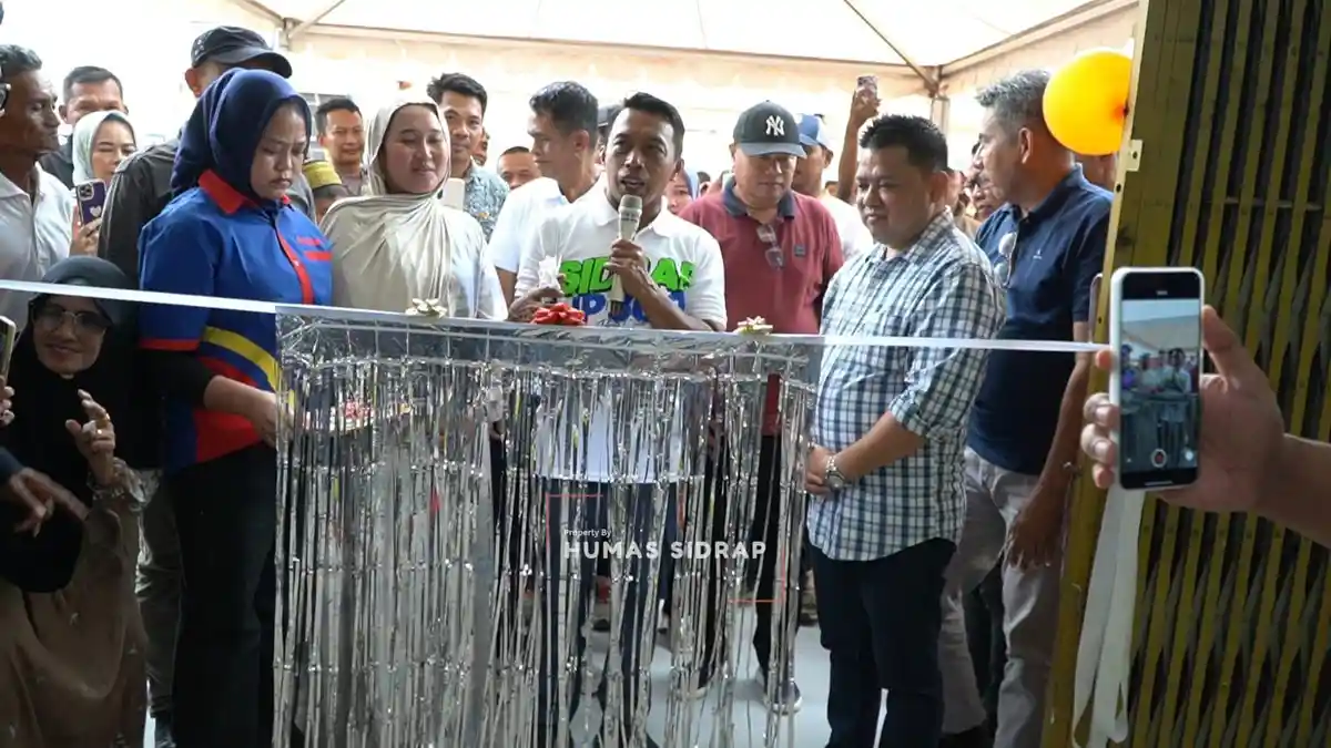 Asna Mart Resmi Beroperasi di Bila Riase, Bupati Sidrap Ajak Warga Dukung Pertumbuhan Ekonomi Desa