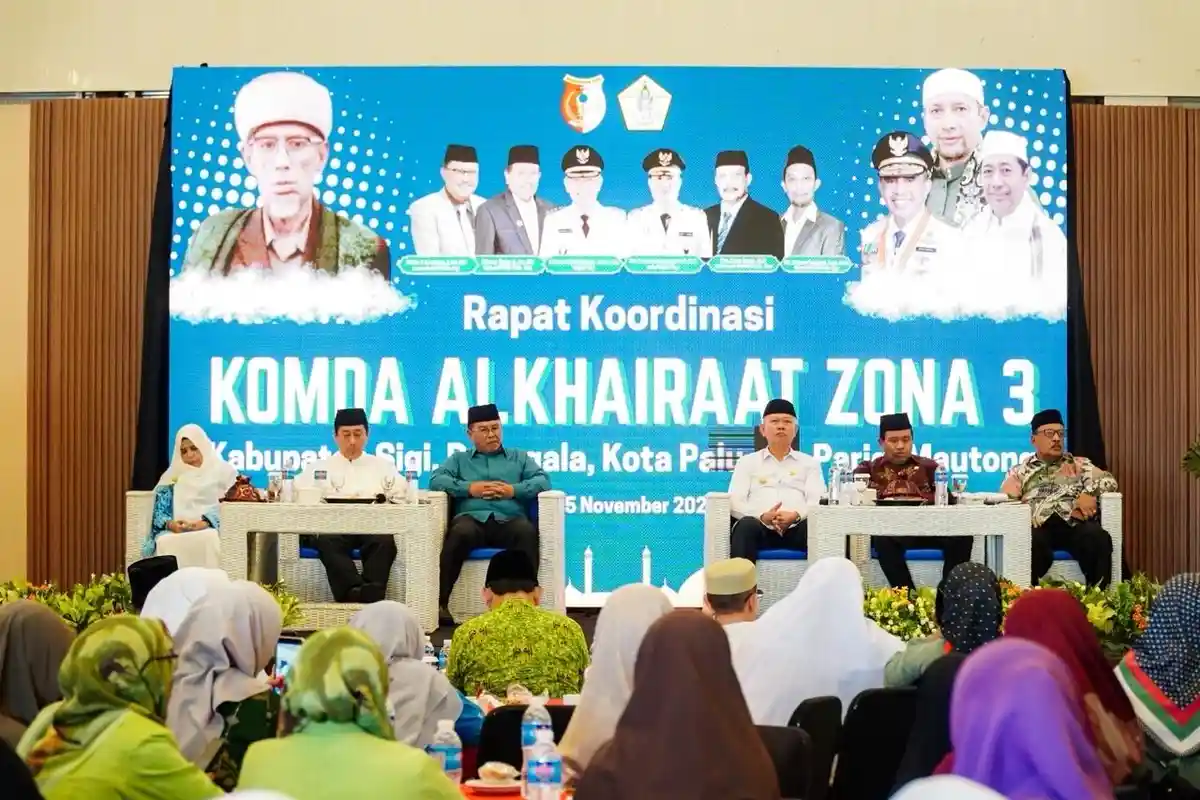 Rakorda Alkhairat di Sigi Bahas Penguatan Jejaring Pendidikan dan Dakwah Lintas Daerah