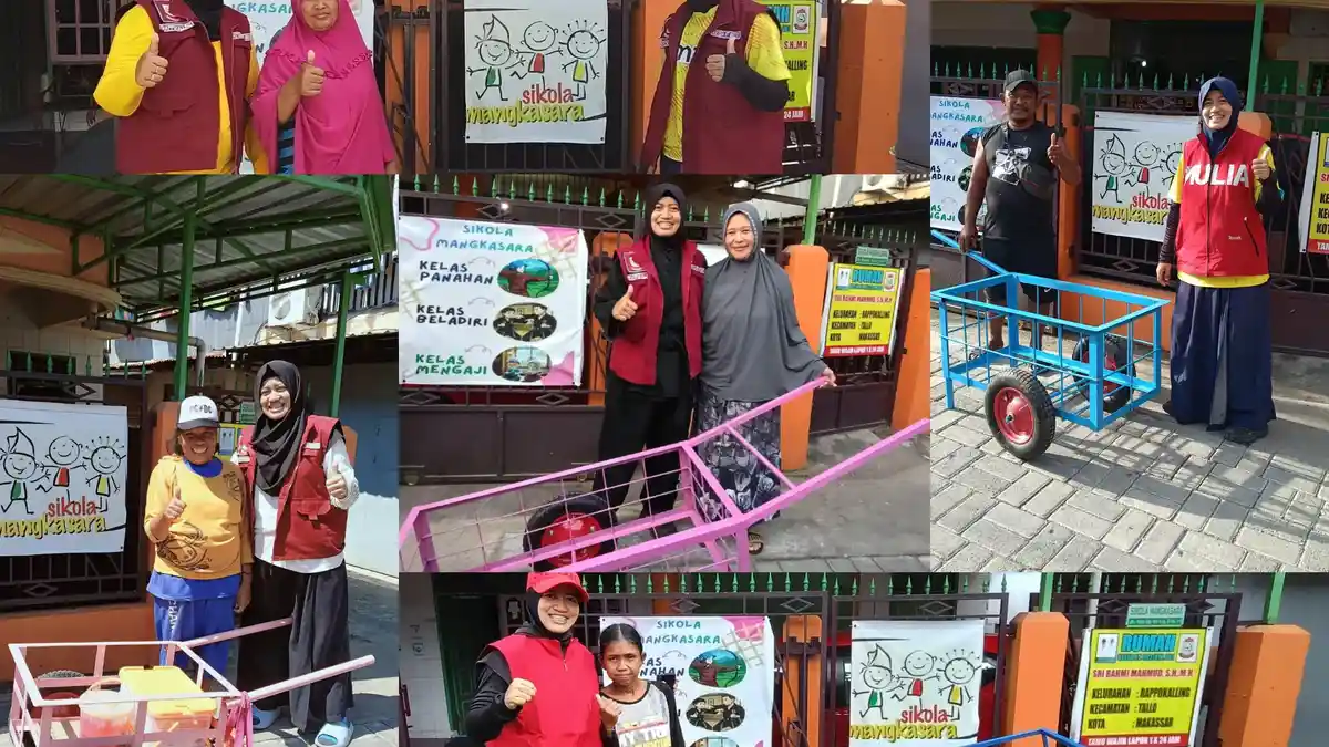 Sedekah Gerobak Untuk Pedagang Keliling, Program Ketua RT Rappokalling Makassar